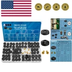 106 Pcs Flat And Beveled Faucet Washers Brass Bibb Screws Assortment For .... Fixed Price $17.99.