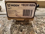 Moen Eva YB2818BN In Towel Bar, Brushed Nickel, Wall Mounted. Fixed Price $24.60.