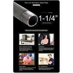 Industrial Pipe Schedule 40 Threaded Fitting 1-1/4" X 24". Fixed Price $27.19.