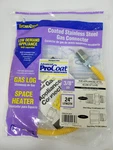 New ** Brasscraft Coated Stainless Steel 3/8 Od X 24 Long Gas Connector. Fixed Price $11.99.