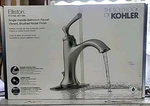 Kohler Elliston R72780-4D1-BN 4" Centerset Bathroom Faucet Brushed Nickel. Fixed Price $94.99.