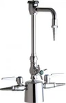 Chicago Faucets 1301-GN2BVBE7CP Laboratory Sink New Chrome. Fixed Price $112.49.