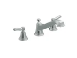 Moen TS923 Rothbury Chrome Handle Low Arc Roman Tub Faucet Trim Only. Fixed Price $116.99.