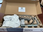 New Moen 84627SRN Rinza Brushed Nickel 1-HANDLE Bathroom Faucet W/drain B67. Fixed Price $67.45.