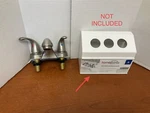 Homewerks Worldwide Two Handle Bathroom Faucet Brushed Nickel 67499W-6204. Fixed Price $20.99.