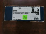 T&s Brass 0RK1 Wall Mount Mixing Control Valve 4" With Loose Key T-handles.. Fixed Price $49.99.