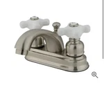 Kingston Brass KB608PX Restoration 4 In. Centerset Bathroom Faucet Retails $150. Fixed Price $59.99.