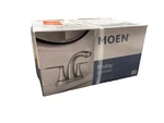 Moen Findlay 4" Centerset 2-HANDLE Bathroom Faucet Spot Resist Brushed Nickel. Fixed Price $56.89.