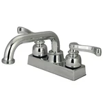 Kingston Brass KB247.FL Gpm Deck Mounted Double Handle Laundry - Chrome. Fixed Price $87.72.