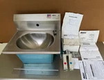 New Eagle Group Model HSA-10-FK Wall Mount Hand Sink With Faucet Knee Pedal. Fixed Price $549.00.