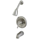 Kingston Brass KB538NML Tub And Shower Faucet, Brushed Nickel. Fixed Price $72.48.