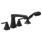 Delta Ashlyn Roman Tub W/ Hand Shower Trim Matte Black-certified Refurbished. Fixed Price $451.18.