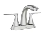Moen 84515SRN Findlay 2-HANDLE, 4" Centerset Bathroom Faucet Brushed Nickel. Fixed Price $57.00.