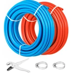 Vevor Tubing Rolls 1/2IN 100FT Red & Blue Pex-b Tube For Plumbing Water. Fixed Price $49.99.
