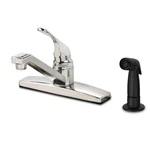 Home Plus Chrome Kitchen Faucet 1.8 Gpm Lever Handle Mid Arc With Sprayer. Fixed Price $59.73.