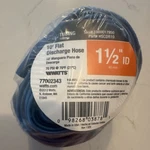 Watts Lay Flat Discharge Hose Ft X 1.5 In 70 Psi Blue HSCDR10. Fixed Price $13.80.