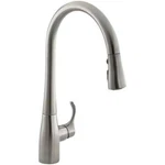 Kohler 596-VS Simplice Pull Down Kitchen Faucet, 3-SPRAY Vibrant Stainless. Fixed Price $239.00.