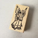 Native American Princess Butterfly Wing Rubber Stamp 1.2"X 2.2" 100 Proof Press. Fixed Price $7.00.