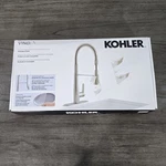 Kohler R33911-VS Vind Semi-professional Pull-down Kitchen Sink Faucet Open Box. Fixed Price $119.99.