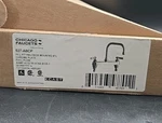 Chicago Faucet 527-ABCP Manual, 8" Mount, Commercial Hole Low Arc Kitchen. Fixed Price $116.99.
