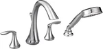 Moen T944 Eva Two-handle High Arc Roman Tub Faucet Shower W/o Valve, Chrome. Fixed Price $159.79.