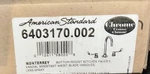 American Standard 6403170.002 Manual, 8" Mount Hole Gooseneck. Fixed Price $169.00.
