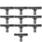 10 Pack Xfitting 1/2" Pex Tee, Poly Alloy Expansion Plastic. Fixed Price $17.99.