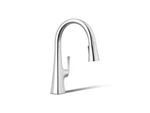 Kohler Graze 22063-CP Pull-down Faucet W/ 3-FN Sprayhead Slight Wear. Fixed Price $287.17.