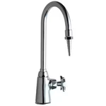 Chicago 969-CTF Gooseneck Laboratory Faucet, Manual, Single Hole Only. Fixed Price $323.99.