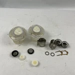 Vintage Lot Of 2 Moen Knob Handle Chrome Lavatory Faucet - Parts. Fixed Price $24.99.