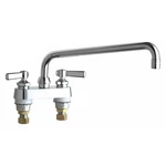 Chicago Low Laundry Sink Faucet, Manual, 4" Mount, Hole 895-L12E73ABCP. Fixed Price $439.10.