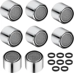 Faucet Aerator For Kitchen And Bathroom Sink, 8 Pcs Female Thread Chrome Brass 5. Fixed Price $10.61.