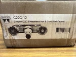 Woodford C22C-12 Chrome Freezeless Hot & Cold Wall Faucet. Fixed Price $265.00.
