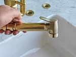Kitchen Tap Head Water-saving Faucet Brass Extender Sprayer Sink Aerator. Fixed Price $120.00.