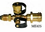 Marshall Excelsior ME425P Excess Flow Propane Adapter Fitting. Fixed Price $59.00.
