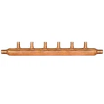 6-PORT Copper Manifold With 1/2" Pex Branches 3/4" Open. Fixed Price $26.87.