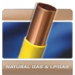 1/2" Od Yellow Polyethylene Coated Copper Gas Tubing 50 Ft. Fixed Price $190.00.