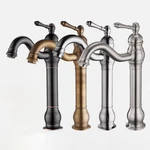 Basin Faucet Tall Bathroom Sink Single Handle Vanity Mixer Taps HWZH040. Fixed Price $42.00.