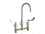 Chicago Faucet 786-E3XKABCP Manual, 8" Mount, Commercial Hole Gooseneck. Fixed Price $250.00.