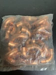 25 - Cello Nibco 3/4" Long Turn Copper Elbows Solder**made In Canada**. Fixed Price $80.00.