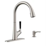 New Kohler Malleco Pull Down Kitchen Sink Faucet- Soap Dispenser 1312087-SD-VS. Fixed Price $159.96.