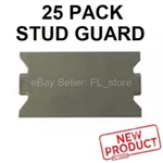 25 Pack Stud Nail Safety Plates Galvanized Steel Wiring Pipe Guard Protector New. Fixed Price $14.46.