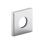 1-HANDLE Wall-mount Shower Arm Trim Kit Square In Polished Chrome. Fixed Price $27.87.