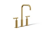 Kohler Purist 14408-4-2MB Bathroom Faucet W/ Lever Handles 1.2 Gpm Slight Wear. Fixed Price $451.50.
