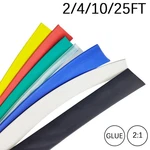 (small Sizes) 2:1 Heat Shrink Tubing Tube Glue Waterproof Dual Wall Wires Wrap. Fixed Price $5.45.