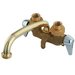 Kingston Brass KF47 Gpm Deck Mounted Double Handle Laundry - Chrome. Fixed Price $74.72.