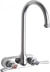Chicago Faucet 521-GN2AE1ABCP Series Wall Mounted W/ 4" Centers. Fixed Price $567.44.