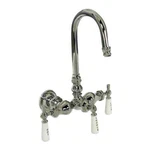 Barclay Tub Diverter Faucet Clawfoot Porcelain Lever Handles Polished Chrome. Fixed Price $137.77.