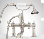 Signature Hardware HL-308-4-NH-CP-U English Telephone Faucet Body Less Handles. Fixed Price $56.00.
