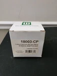 Watco Tub 1-HOLE Overflow Plate To Retrofit 2 Existing 18003-CP. Fixed Price $10.00.